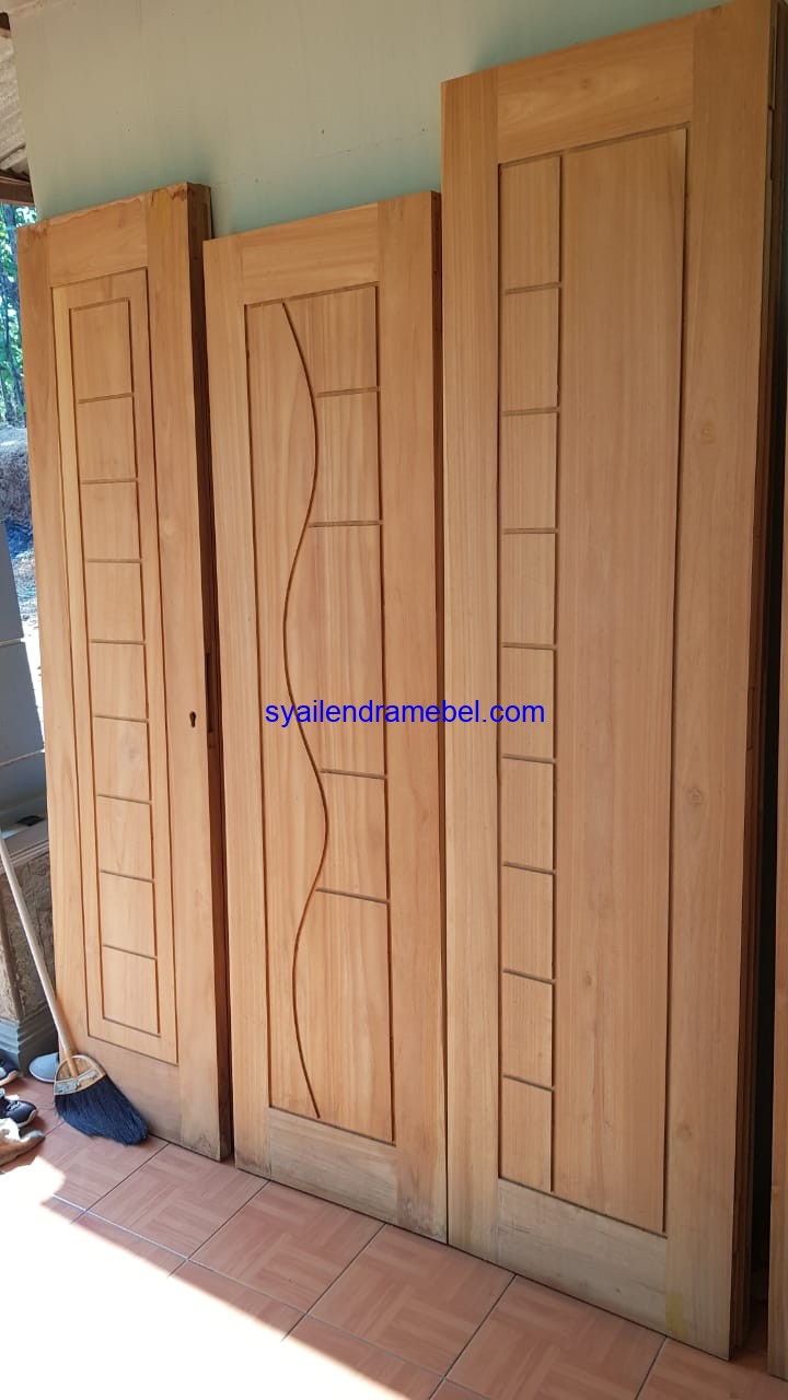 harga pintu minimalis kayu jati